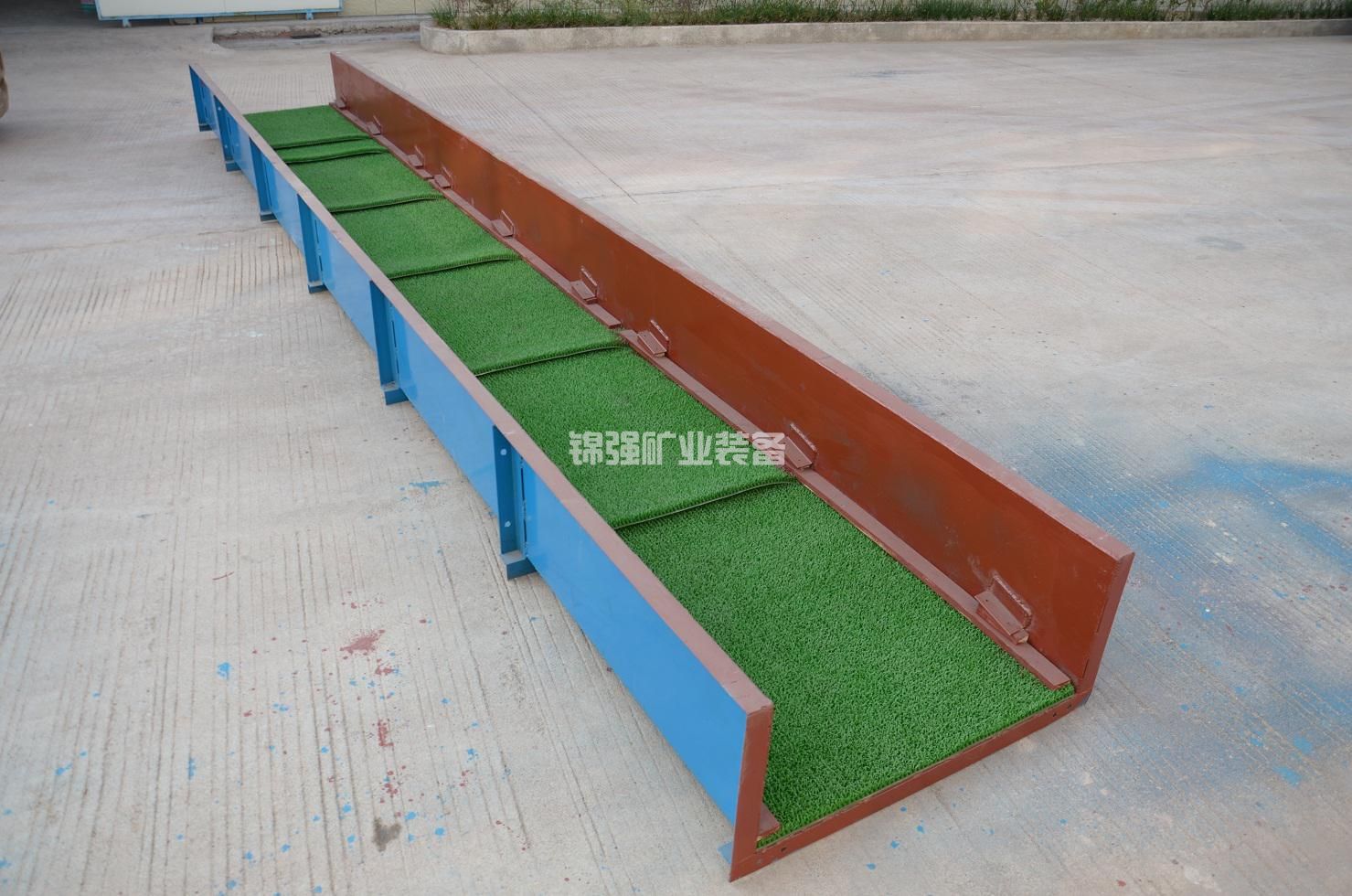 fixed gold sluice box with carpet  .jpg